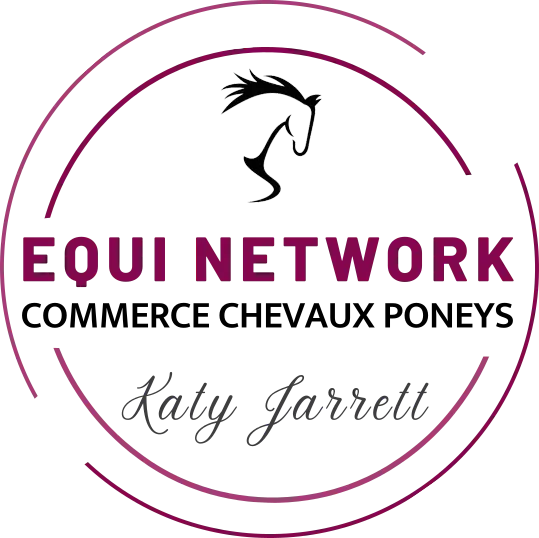 Logo Equi Network — commerce de chevaux et poneys, Katy Jarrett