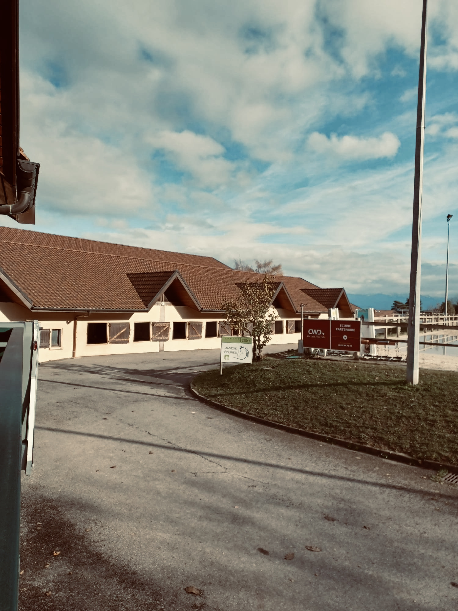 Les infrastructures du centre équestre