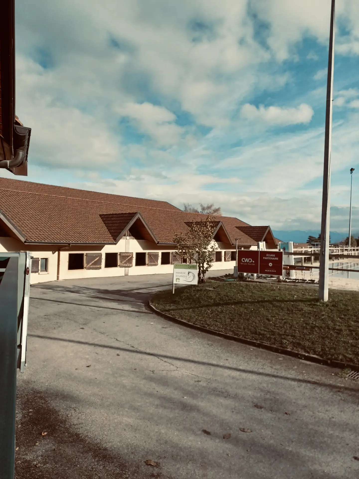 Les infrastructures du centre équestre